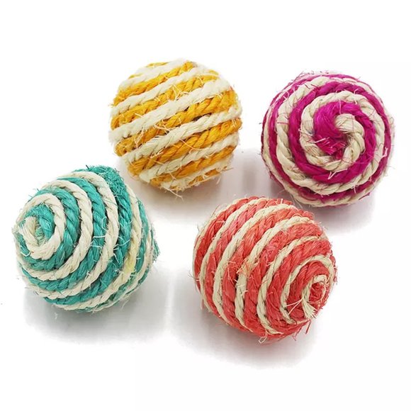 Rope Ball Plaything Chew Soft Plush Dog & Cat Toy for Fun and Play - Picture 4 of 10